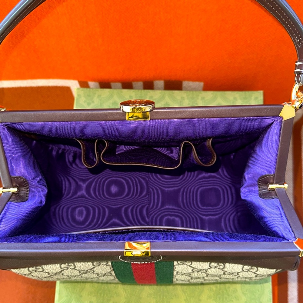 NEW GUCCI GG SHOULDER BAG W/ CHAIN NIIB - Picture 13 of 15